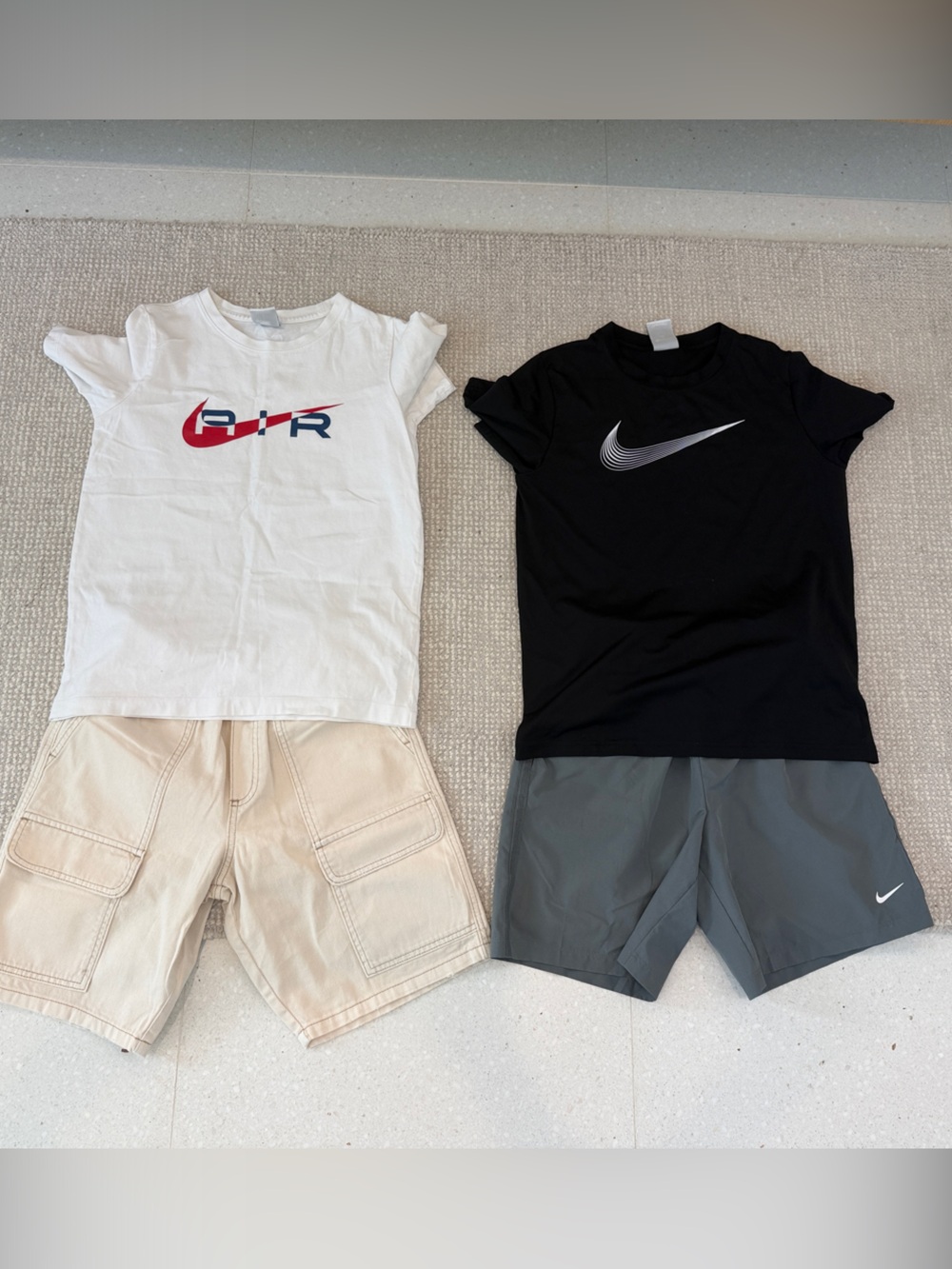 Nike / Zara boys' Short Sleeve Tee & Shorts Bundle - SZ 10 (L)